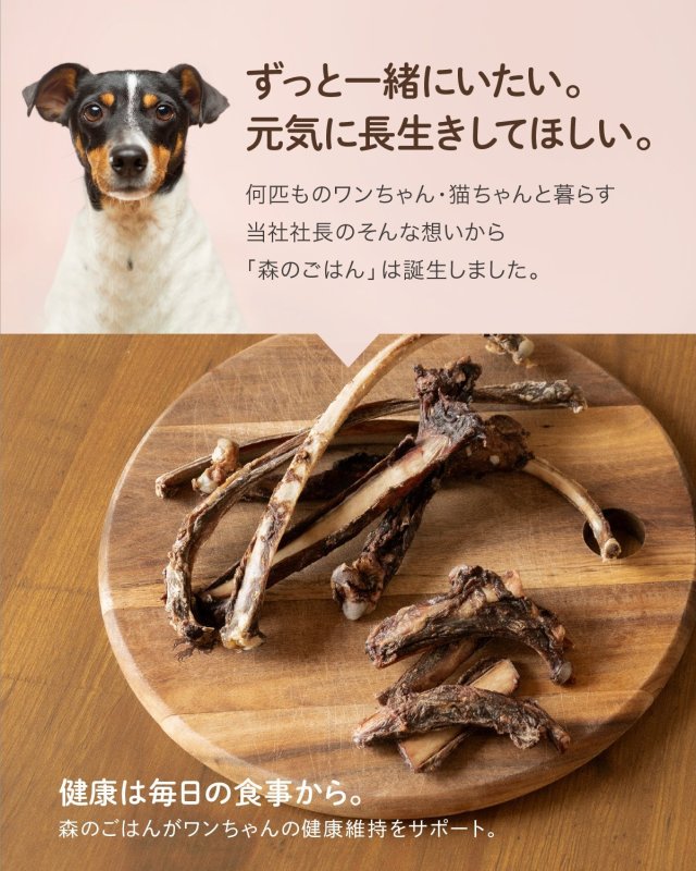 画像3: ペット用／天然鹿のあばら骨 (3)