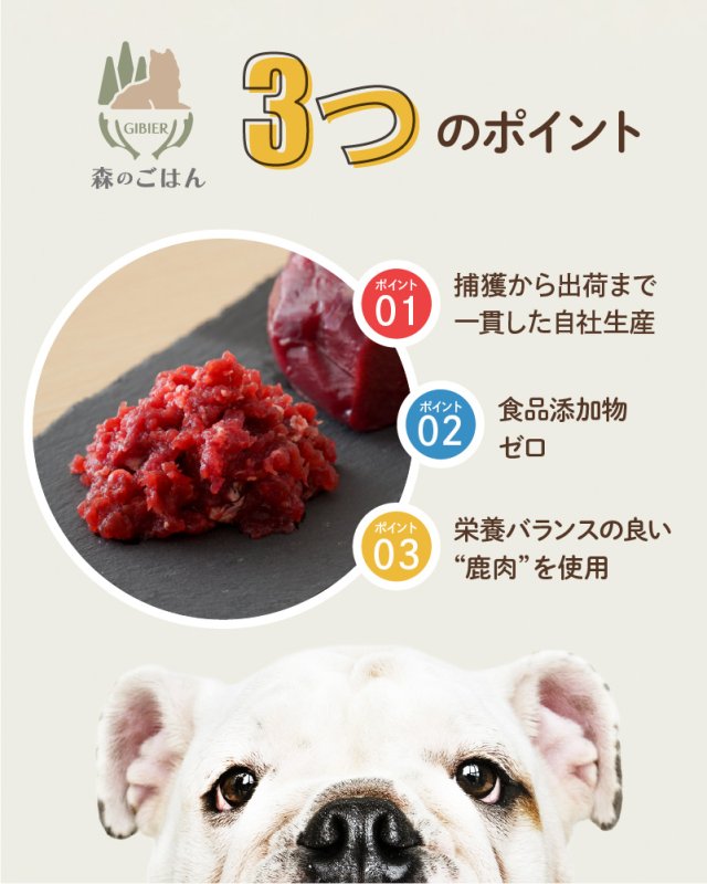 画像11: わんちゃん用／鹿肉 生肉 ミンチ あらびき ブロック 1〜10kg (11)