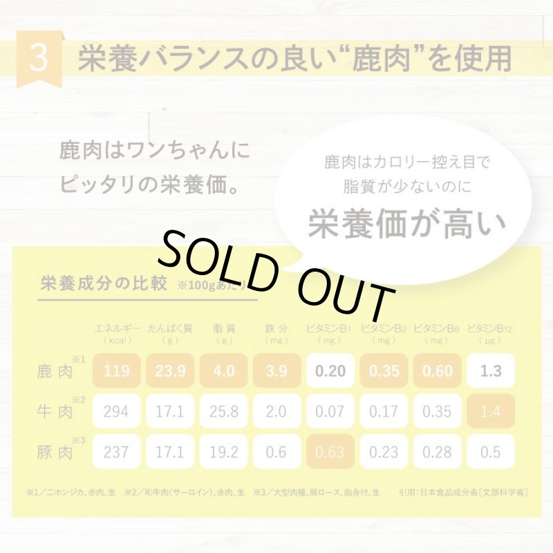 画像8: 鹿肉おためしセット　ペット用鹿肉／スライス 40ｇ+チップ35g+ふりかけ35g (8)