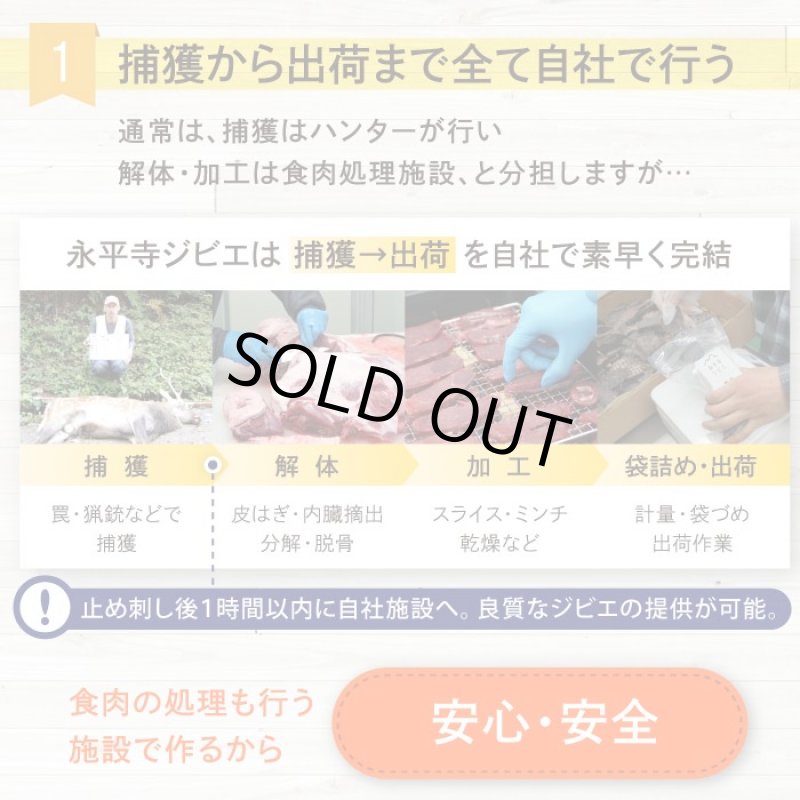 画像6: 鹿肉おためしセット　ペット用鹿肉／スライス 40ｇ+チップ35g+ふりかけ35g (6)